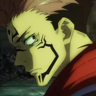 😈 Ryomen Sukuna Jujutsu Kaisen 动漫, 漫画, 诅咒, 咒术回战, 两面宿傩, 宿傩 telegram sticker
