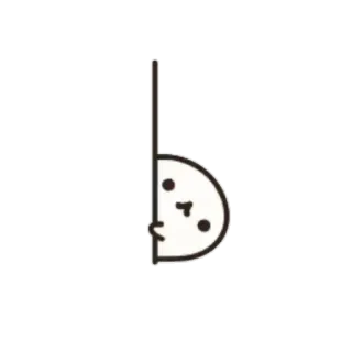 🍥 naklejka, kreskówka, słodki, postać telegram sticker