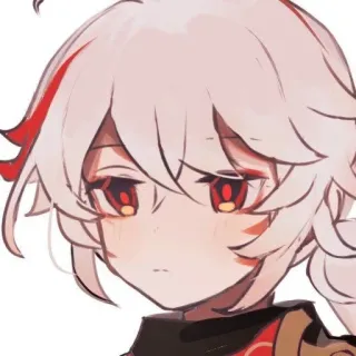 🍁 Kaedehara Kazuha Genshin Impact anime, video game, character, genshin impact, kaedehara kazuha telegram sticker