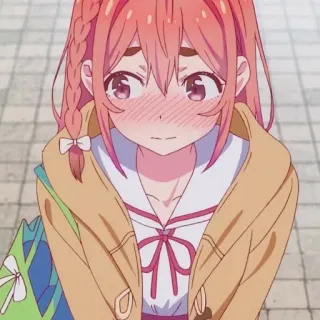 🧡 Sumi Sakurasawa Rent-A-Girlfriend Anime, Cartoon, Süß, Mädchen, Sumi Sakurasawa, Rent-A-Girlfriend whatsapp sticker