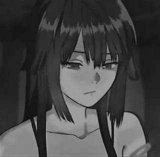 ⚓️ anime, girl, manga, portrait telegram sticker