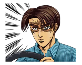 Initial D Stickers by Elektronik whatsapp stickers