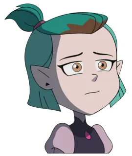 😟 Amity Blight The Owl House อมิตี้ ไบลท์, บ้านนกฮูก, การ์ตูน, ตัวละคร telegram sticker