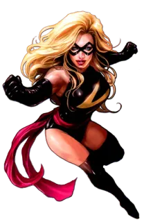 ☺️ Ms. Marvel Superheld, Comic, Marvel, weiblich, heldenhaft, Action whatsapp sticker