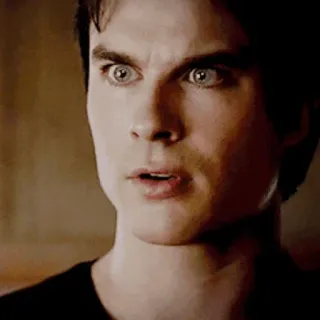 😐 Damon Salvatore The Vampire Diaries serie de tv, vampiro, the vampire diaries, damon salvatore, ian somerhalder, drama, sobrenatural whatsapp sticker