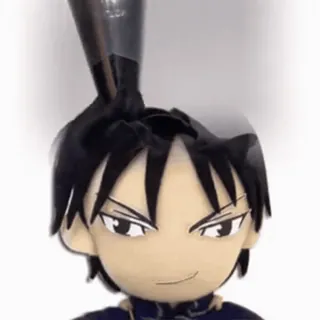 💙 Roy Mustang Fullmetal Alchemist roy mustang, fullmetal alchemist, anime, piping, frosting, baking, cake decorating, manga telegram sticker