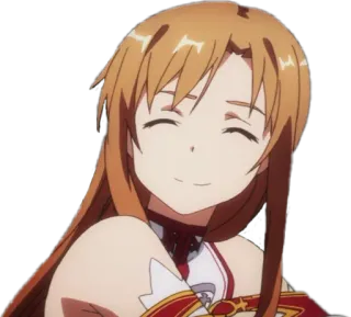 😊 Asuna Yuuki Sword Art Online Anime, Garota, Sword Art Online, Asuna Yuuki telegram sticker