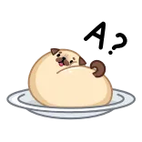 Мопс Моши - @TgSticker telegram stickers