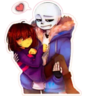 Undertale AU ( created by @luffyllia) telegram stickers