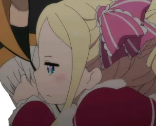 😐 Beatrice Re:Zero Аниме, Девушка, Блондинка, Милая, Лоли telegram sticker