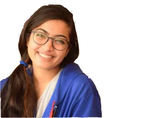 🤓 kobieta, portret, uśmiechnięta, okulary, osoba telegram sticker