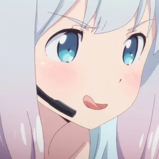 😋 Izumi Sagiri Eromanga Sensei anime, girl, cute, sagiri, izumi, eromanga sensei telegram sticker