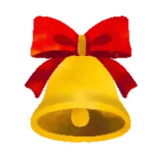 🎄 колокольчик, рождество, праздник, праздничный, украшение telegram sticker