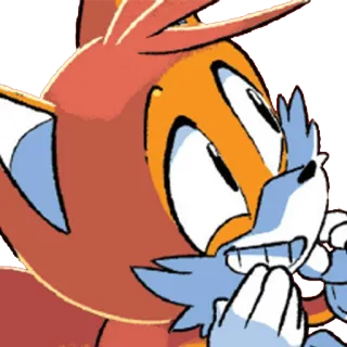 🤣 Tails Tails, Sonic the Hedgehog, cartoon, character, fox telegram sticker