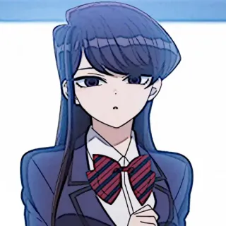 🧬 Komi Shouko Komi Can't Communicate Anime, Manga, Komi Can't Communicate, Komi Shouko, Waifu whatsapp sticker
