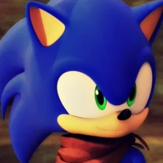 🙂 Sonic sonic the hedgehog, персонаж видеоигры, мультфильм, sonic, синий telegram sticker