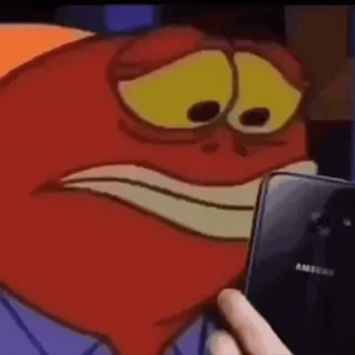😭 Fred SpongeBob SquarePants telegram sticker