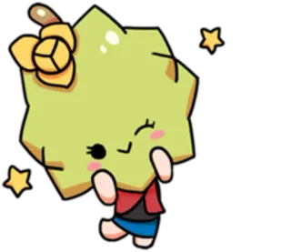 😉 Durian, Kawaii, Słodkie, Owoc, Naklejka telegram sticker
