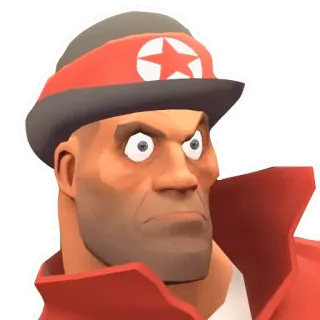 🤨 personagem, homem, chapéu, vermelho, rosto, expressão telegram sticker