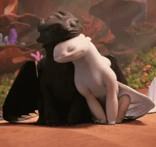 📍 Toothless How to Train Your Dragon Drache, liebevoll, niedlich, Liebe, Cartoon, Freundschaft telegram sticker