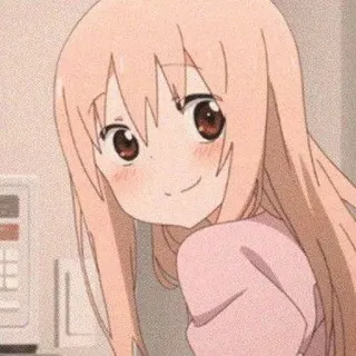 🙂 ragazza anime, carino, cartone animato, manga, kawaii telegram sticker