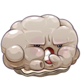 🍔 dessin animé, personnage, tâche, expression telegram sticker