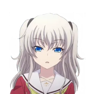 😒 anime, garota, desenho animado, personagem telegram sticker