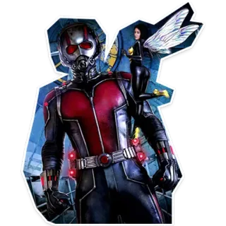 🐜 Ant-Man Superbohater, Marvel, Ant-Man, The Wasp, Komiks, Fantasy, Kreskówka telegram sticker