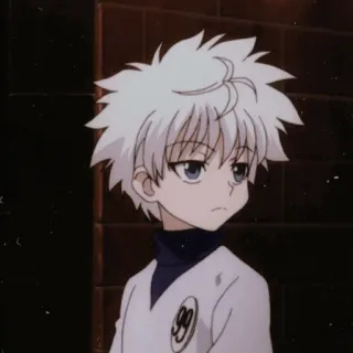 ➖ Killua Zoldyck Hunter x Hunter anime, boy, white hair, killua, zoldyck, hunter x hunter telegram sticker