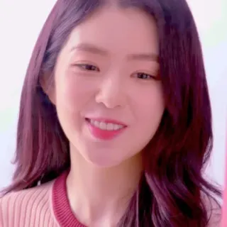 🍥 mujer, retrato, persona, sonrisa, Red Velvet, Irene telegram sticker
