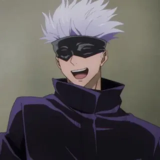 😃 Gojo Satoru Jujutsu Kaisen 动漫, 漫画, 五条, 咒术回战, 五条悟, 角色 telegram sticker