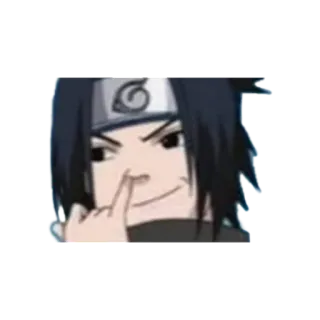 😏 Sasuke Uchiha Naruto 애니메이션, 만화, 나루토, 사스케, 우치하 사스케 telegram sticker