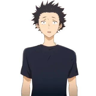 👦 Shoya Ishida A Silent Voice Anime, Chico, Personaje, A Silent Voice, Shoya Ishida whatsapp sticker