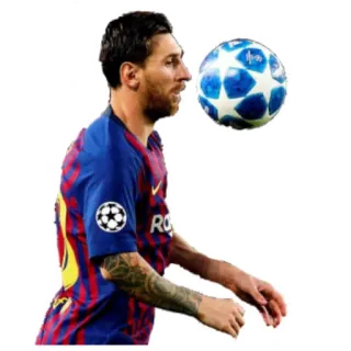 👑 Lionel Messi soccer, football, sports, athlete, messi, barcelona telegram sticker