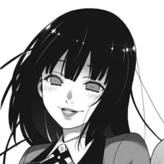 ♣️ Yumeko Jabami Kakegurui anime, kakegurui, yumeko jabami, gambling, manga telegram sticker