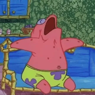 🍦 Patrick Star Spongebob Squarepants Dessin animé, Patrick, Étoile, Bob l'éponge, Meme, Drôle telegram sticker