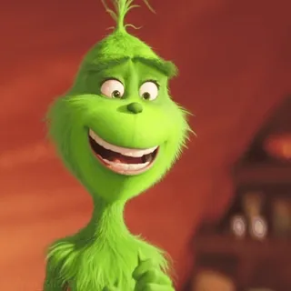 😄 Grinch กริ๊นช์, คริสต์มาส, วันหยุด, การ์ตูน, รื่นเริง, ฮูวิลล์, ดร.ซูส whatsapp sticker