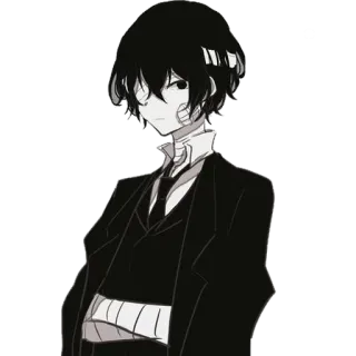 😒 Dazai Osamu Bungo Stray Dogs Anime, Manga, Dazai, Osamu, Bungo Stray Dogs telegram sticker