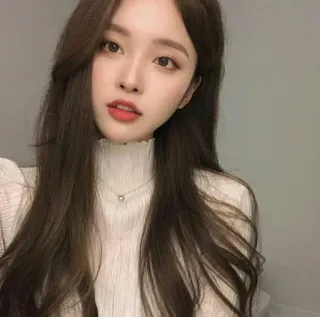 🫐 woman, portrait, beauty, asian, korean, model, girl telegram sticker
