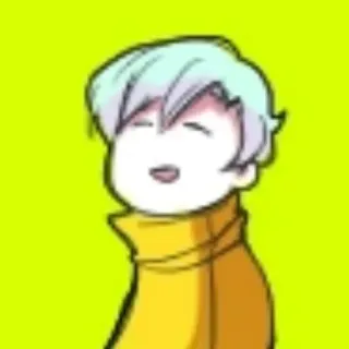 😌 cartoon, chibi, character, art, illustration telegram sticker