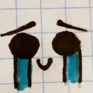 🥲 llorando, ojos, triste, lágrimas, emoción telegram sticker