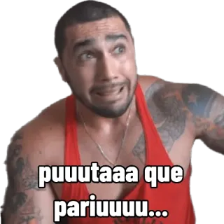 🧑‍🦯 puuutaaa que pariuuu... ругательство, выражение, в шоке, мужчина telegram sticker