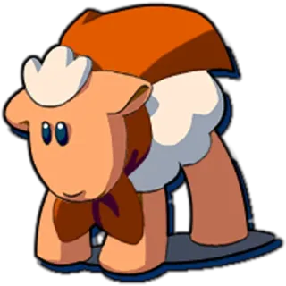 🐑 pecora, animale, cartone animato, carino telegram sticker