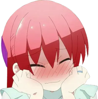 🍒 Tsukasa Yuzaki Tonikawa: Over the Moon for You Аниме, Манга, Милый, Цукаса, Tonikawa, Румянец, Каваий telegram sticker