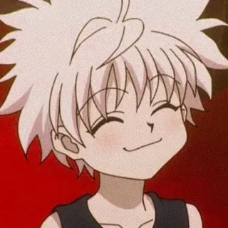 😊 Killua Zoldyck Hunter x Hunter Killua, Anime, Hunter x Hunter, Charakter, süß telegram sticker