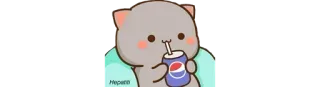 🥤 cat, pepsi, drink, cute whatsapp sticker