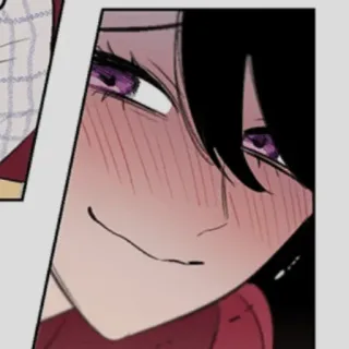 🥰 Anime, Manga, Frau, Gesicht, Ausdruck whatsapp sticker