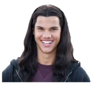 😄 Jacob Black Twilight Jacob, Taylor Lautner, Twilight, manusia serigala telegram sticker