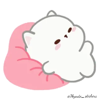 🐱 кот, милый, животное, стикер, мультфильм, каваи whatsapp sticker
