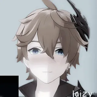 🧊 Tartaglia Genshin Impact laizy 达达利亚, 原神, 动漫, 游戏, 角色, 同人 telegram sticker